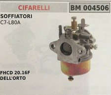 CARBURATORE A VASCHETTA BRUMAR
