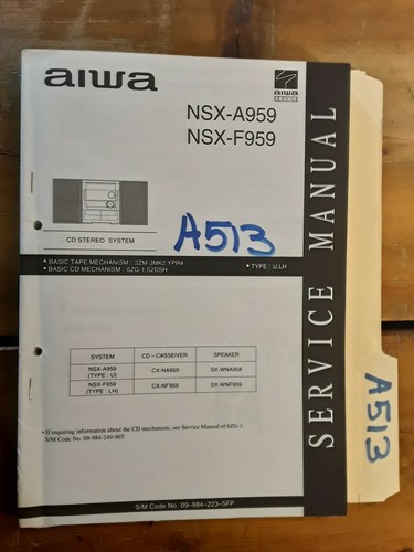 Aiwa nsx a959 f959 - nsx-a959,