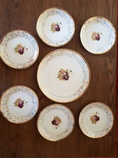 Servizio piatti dolce frutta Seltmann weiden Bavaria Elisabeth anni 60