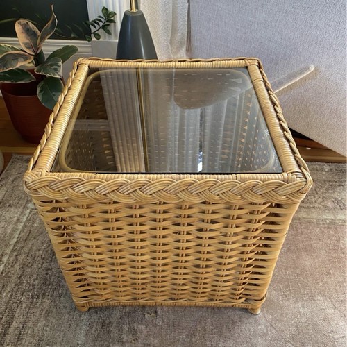 Tavolino vintage tessuto