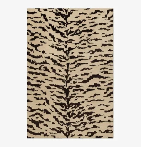 Tappeto lana stampa tigre - , nodi