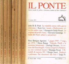 Il Ponte. Rivista mensile di