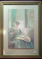 Quadro antico dipinto a