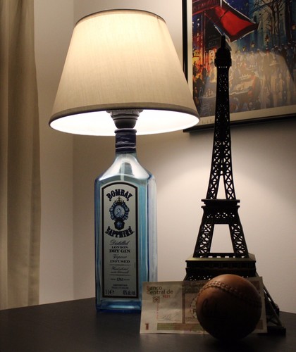 Lampada bottiglia bombay - lampada,