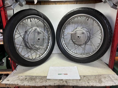 Coppia ruote tamburo moto - coppia,