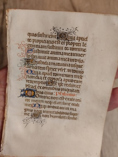 Foglio membranaceo libro - foglio,