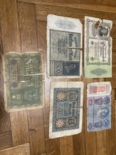 Banconote Antiche Germania Austria Primi 900