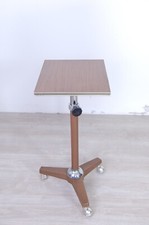 Tavolino anni ’50 rotelle altezza regolabile piano formica vintage modernariato