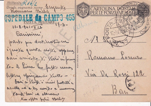 Regno 1941 cartolina postale - -,