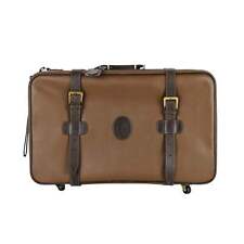 Bagaglio Trussardi vintage anni '90 in pelle, borsa da viaggio retrò design italiano