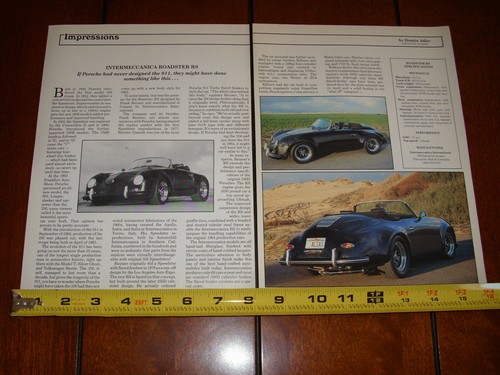Intermeccanica porsche - intermeccanica,
