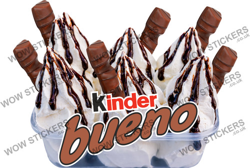 Adesivo furgone gelato kinder - furgone,