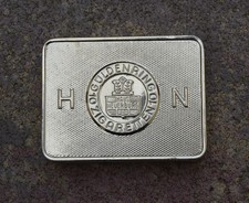 GERMAN WW2 WEHRMACHT SOLDIER CIGARETTES RATION TIN BOX "Guldenring Zigaretten"