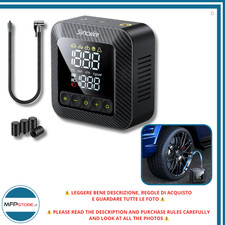 Syncwire Compressore Aria Portatile T10 PRO 150 PSI LCD Gonfiaggio Rapido
