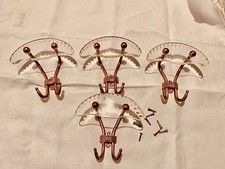4 Ganci Appendiabiti In Ottone