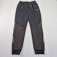 Pantaloni ADIDAS Joggers Small neri da uomo 100% poliestere Activewear