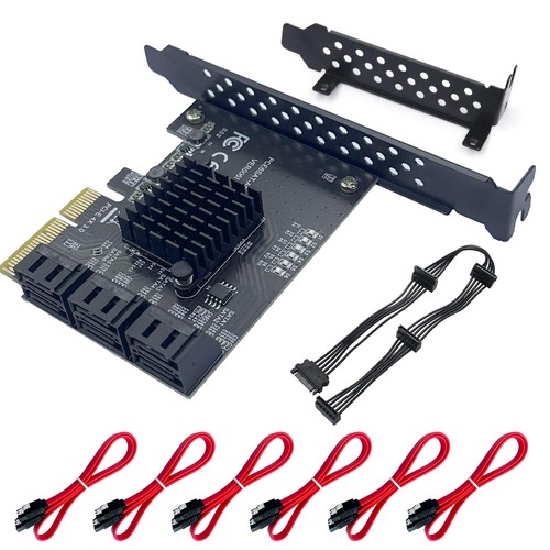 Scheda pcie sata porte 4x - a,