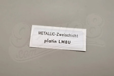 Adesivo LM8U platino metallizzato Porsche 924 944