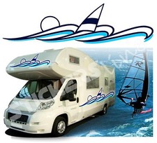 Adesivi per camper kit camper SURFING cm 130/145/160