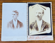 ANTIQUE  CABINET CARD PAIR
