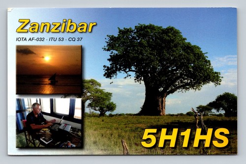 Radioamatore qsl 5h1hs - qsl,