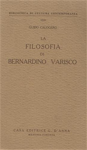 Calogero guido la filosofia - calogero,guido.,