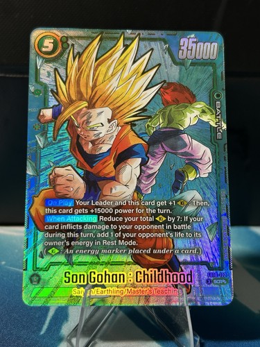 Son gohan scr super rara - gohan,