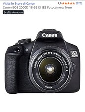 Canon EOS 2000D EF-S 18-55 mm
