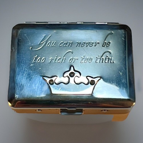 Vintage silver match tin - vintage,