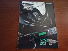 ROLAND GR-50 GK-2 RARA VINTAGE BROCHURE CATALOGO 1989 - DA COLLEZIONE