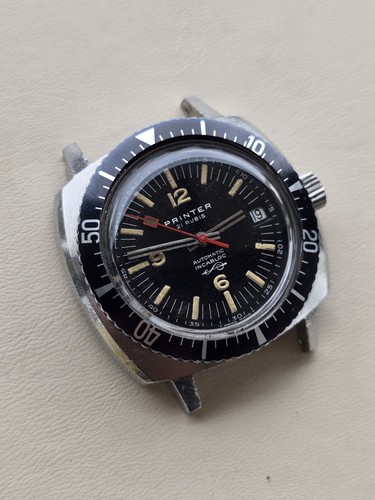 Vintage watch sub diver - watch,