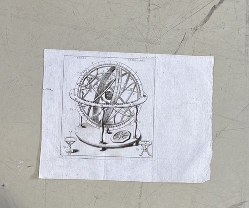 Stampa antica sfera - stampa, (