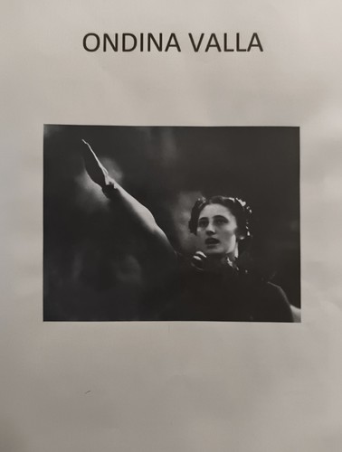 Autografo ondina valla - autografo,