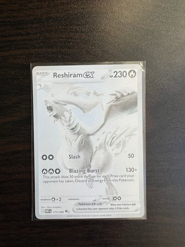 Reshiram 173 bianco svasato - ex,