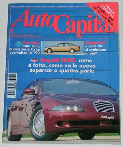 Autocapital 1993 bugatti eb - bugatti,