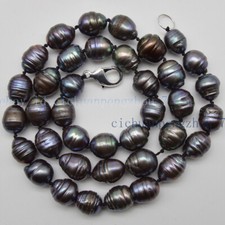 Collana di perle di riso filo