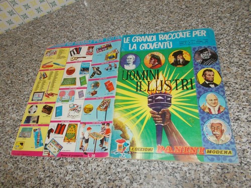 Album uomini illustri - illustri, panini