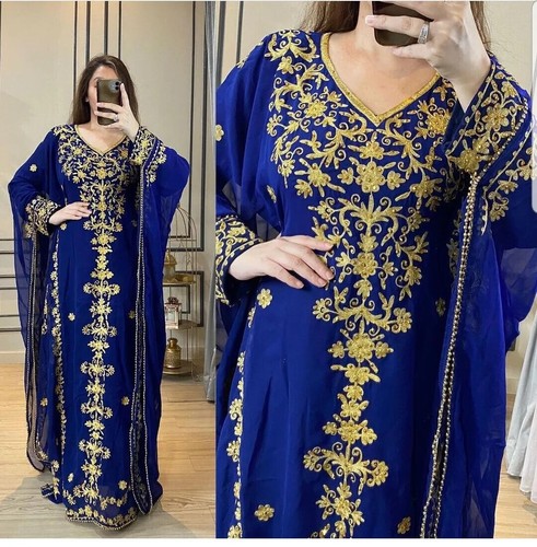 Abito sposa blu - blu, reale