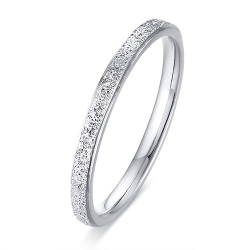 Anello acciaio argento - argento, oro