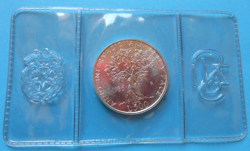 500 lire 1986 fdc pace - lire,