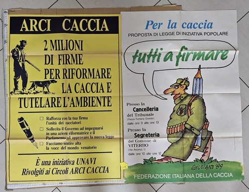 Manifesto viterbo caccia - viterbo, firme