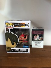 Funko Pop Attack on Titan EREN JAEGER #1165 SIGNED Bryce Papenbrook JSA 7BAP