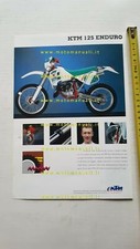 KTM 125 Enduro 1991 depliant ITALIANO moto originale brochure