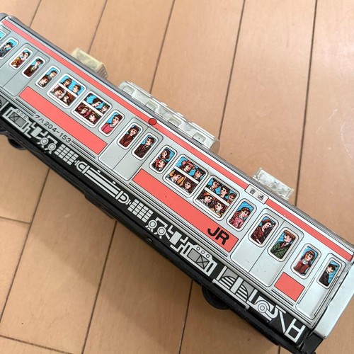 Treno giocattolo latta