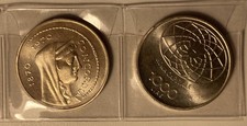 LOTTO 2 x 1000 lire Roma capitale 29,2g argento repubblica FDC investimento
