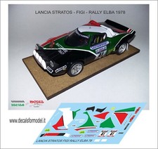 DECALS 1:43 LANCIA STRATOS