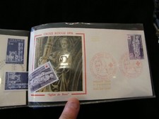 " Busta 1er Giorno Croce Rossa Chiesa di Brou 1976 + 1 Francobollo Non Timbrato