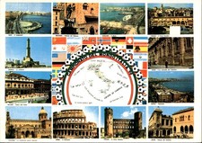 Football postcard world