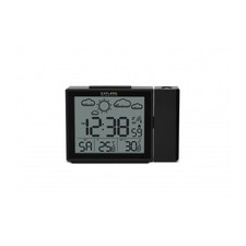 Oregon Scientific Sveglia Digitale con Termometro e Proiezione Nero