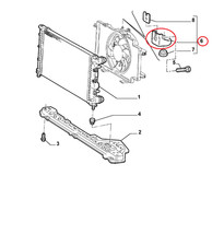 Radiator Bracket Alfa Romeo